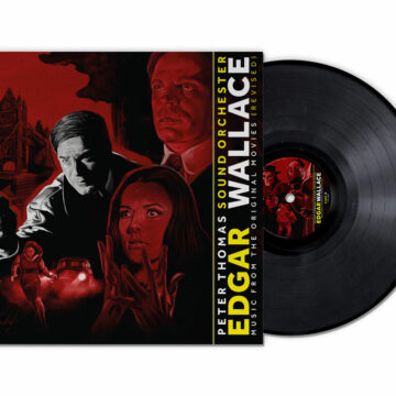 Edgar Wallace LP Cover schwarz